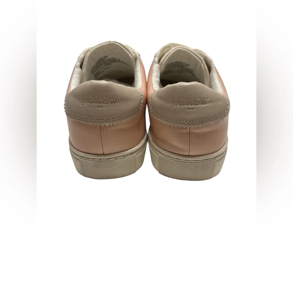 J. Crew Cream and Pink Women's SneakersSize 7